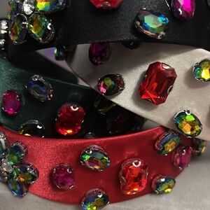 Elegant Multicolor Gemstone Headbands